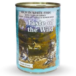 Lata Taste Of The Wild White Fish/Tuna (Pescado Blanco/Atún) Adult & Senior 390 g