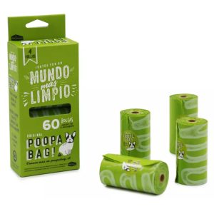 Poopa Bags 4 Rollos (60 Bolsas)